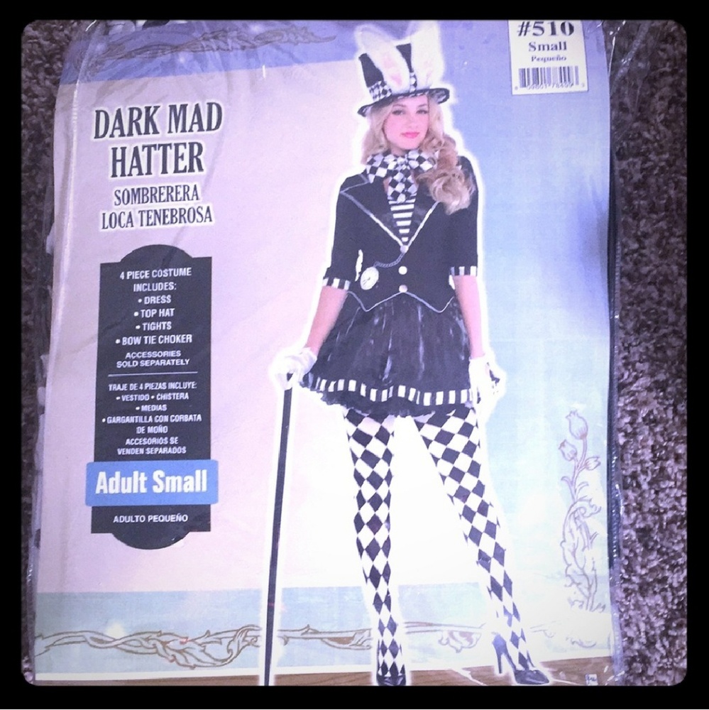 Mad hatter alice and wonderland costume